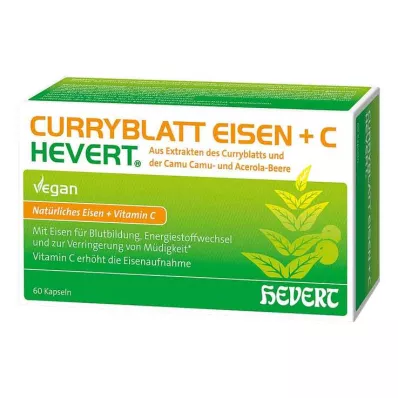 CURRYBLATT EISEN+C Hevert Cápsulas, 60 Cápsulas