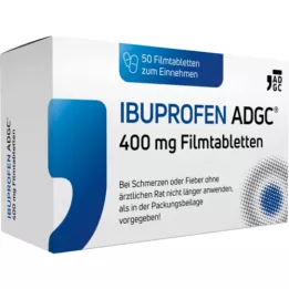 IBUPROFEN ADGC Comprimidos revestidos por película de 400 mg, 50 unidades
