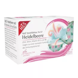 H&amp;S Mirtilo com B-vitaminas Zinco e Selénio, 20X2,5 g