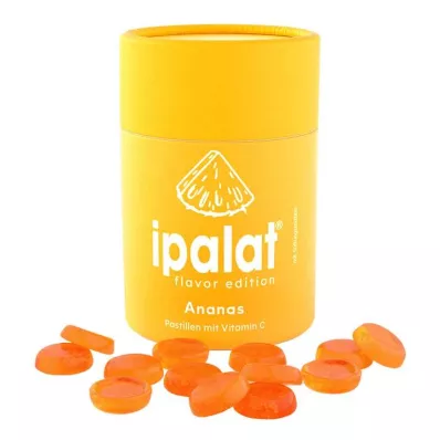 IPALAT Pastilhas sabor ananás, 40 unidades