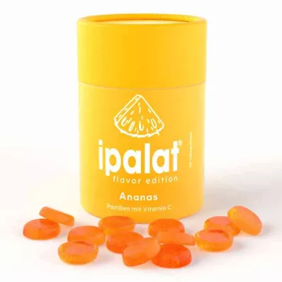 IPALAT Pastilhas sabor ananás, 40 unidades