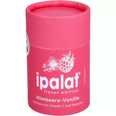 IPALAT Pastilhas edição sabor framboesa-baunilha, 40 unid