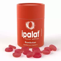 IPALAT Pastilhas sabor edição Rambutan, 40 unid