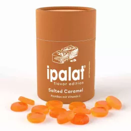 IPALAT Pastilhas edição sabor caramelo salgado, 40 unidades
