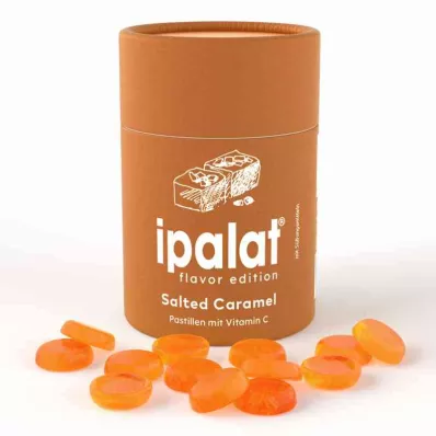 IPALAT Pastilhas edição sabor caramelo salgado, 40 unidades IPALAT Pastilhas edição sabor caramelo salgado, 40 unidades
