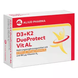 D3+K2 DuoProtect Vit AL 2000 U.I./80 µg Cápsulas, 30 Cápsulas