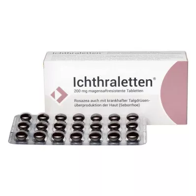 ICHTHRALETTEN Comprimidos com revestimento entérico de 200 mg, 84 unidades ICHTHRALETTEN Comprimidos com revestimento entérico de 200 mg, 84 unidades