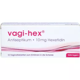 VAGI-HEX Comprimidos vaginais de 10 mg, 12 unidades