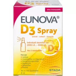 EUNOVA Vitamina D3 em spray, 8 ml