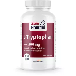 L-TRYPTOPHAN Cápsulas de 500 mg, 180 unidades
