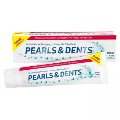 Pérolas &amp; Pasta de dente exclusiva Dents sem dióxido de titânio, 15 ml