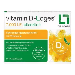 VITAMIN D-LOGES 7.000 U.I. depósito semanal de ervas, 90 pcs