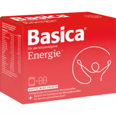 BASICA Granulado energético + cápsulas para 7 dias, 7 peças