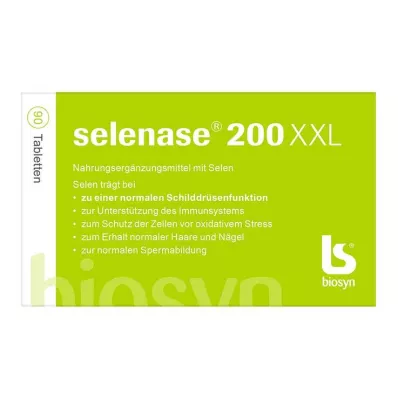 SELENASE 200 XXL comprimidos, 90 unid