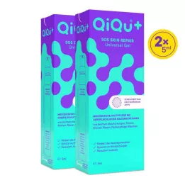 QIQU SOS Gel Reparador da Pele, 2X5 ml