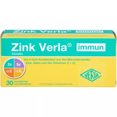 ZINK VERLA Immune tabs mastigáveis, 30 unid