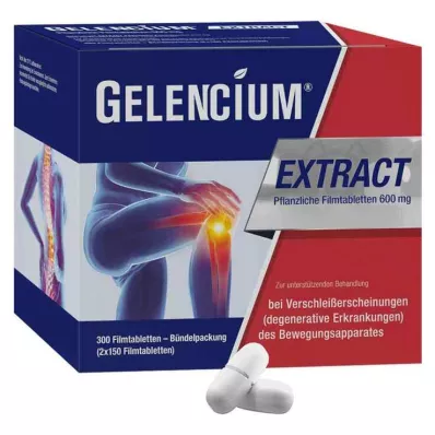 GELENCIUM® EXTRACT Comprimidos revestidos por película vegetais, 2x150 unid GELENCIUM® EXTRACT Comprimidos revestidos por película vegetais, 2x150 unid