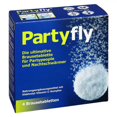 PARTYFLY Comprimidos efervescentes, 4 unid