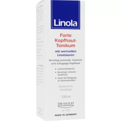 LINOLA Tónico para o couro cabeludo Forte, 100 ml