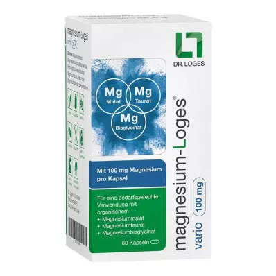 Cápsulas de Magnésio-Loges vario 100 mg, 60 unid Cápsulas de Magnésio-Loges vario 100 mg, 60 unid
