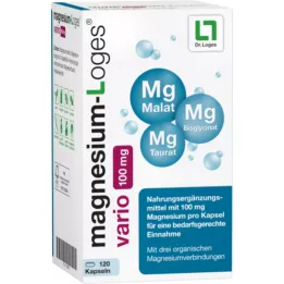 MAGNESIUM-LOGES vario 100 mg cápsulas, 120 unid