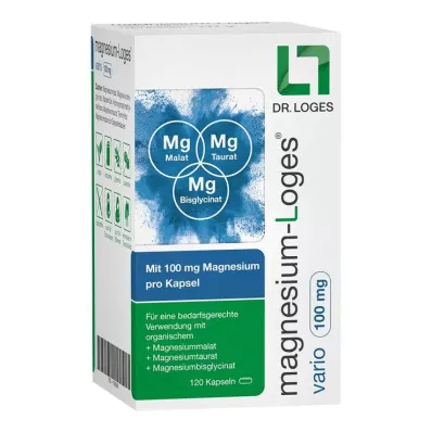 MAGNESIUM-LOGES vario 100 mg cápsulas, 120 unid MAGNESIUM-LOGES vario 100 mg cápsulas, 120 unid