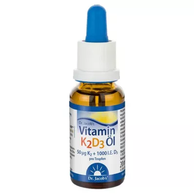 VITAMIN Óleo K2D3 Dr Jacobs, 20 ml VITAMIN Óleo K2D3 Dr Jacobs, 20 ml