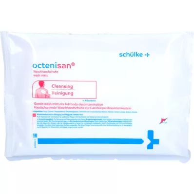 OCTENISAN Luvas de lavagem, 8 peças