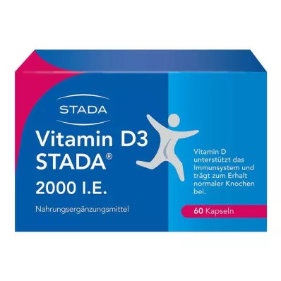 VITAMIN D3 STADA Cápsulas de 2000 U.I., 60 unid