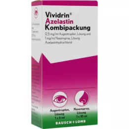 VIVIDRIN Azelastina combip. 0,5mg/ml ATR+1mg/ml NAS, 1 P
