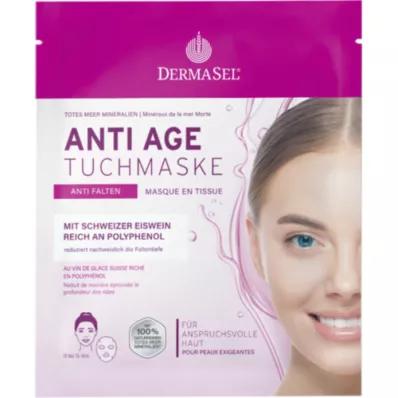 DERMASEL Máscara de lençol anti-idade, 1 unidade