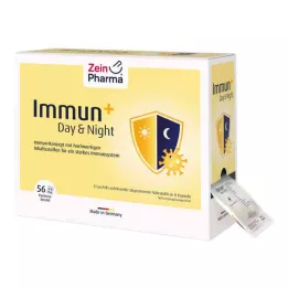 IMMUN+ DAY &amp; Cápsulas de noite saquetas para 28 dias, 56X4 pcs