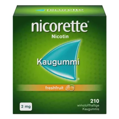 goma de mascar nicorette frutas frescas, 2 mg de nicotina, 210 peças goma de mascar nicorette frutas frescas, 2 mg de nicotina, 210 peças