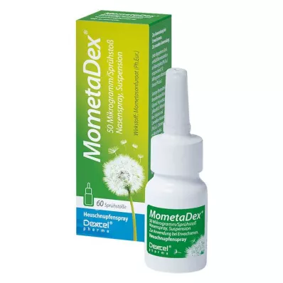 MOMETADEX 50 μg/spray suspensão de pulverização nasal 60 pulverizações, 10 g MOMETADEX 50 μg/spray suspensão de pulverização nasal 60 pulverizações, 10 g