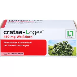 CRATAE-LOGES 450 mg Hawthorn comprimidos revestidos por película, 50 unid