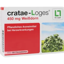 CRATAE-LOGES 450 mg Hawthorn comprimidos revestidos por película, 100 unid