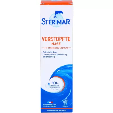STERIMAR Spray nasal para nariz entupido, 100 ml