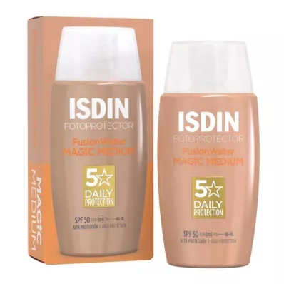 Isdin Fotoprotetor Fusion Water Color médio SPF 50, 50 ml Isdin Fotoprotetor Fusion Water Color médio SPF 50, 50 ml