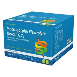 MACROGOL mais Electrólitos Dexcel 13,7 g PLE, 50 unid