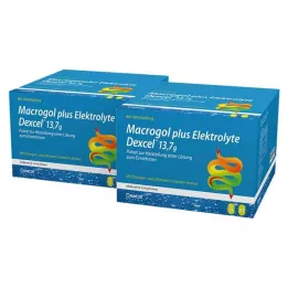 MACROGOL mais Electrólitos Dexcel 13,7 g PLE, 100 unid