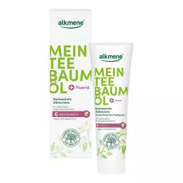 ALKMENE A minha pasta de dentes com óleo da árvore do chá para proteção contra cáries, 100 ml