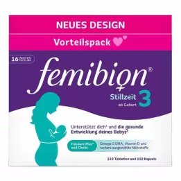 FEMIBION 3 Embalagem combinada para lactação, 2X112 unidades