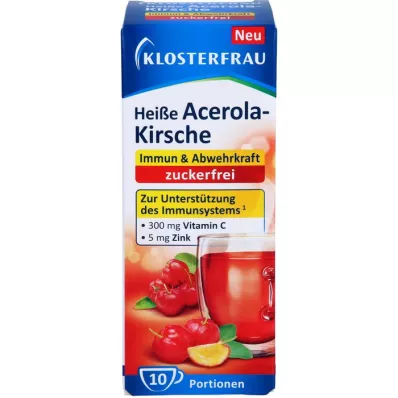 KLOSTERFRAU cereja de acerola quente sem açúcar gran. 10X5 g