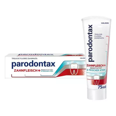 Parodontax Gum+ Sensitivity &amp; Pasta de Dentes Hálito Fresco (75 ml)