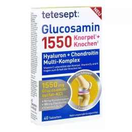 TETESEPT Glucosamine 1550 comprimidos revestidos por película, 40 unidades
