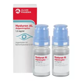 HYALURON AL Colírio 1,5 mg/ml, 2X10 ml