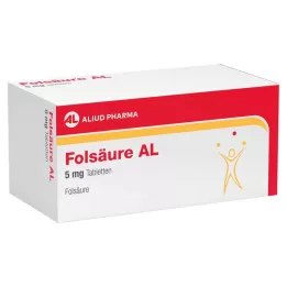 FOLSÄURE AL Comprimidos de 5 mg, 100 unidades