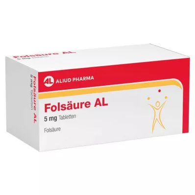 FOLSÄURE AL Comprimidos de 5 mg, 100 unidades FOLSÄURE AL Comprimidos de 5 mg, 100 unidades