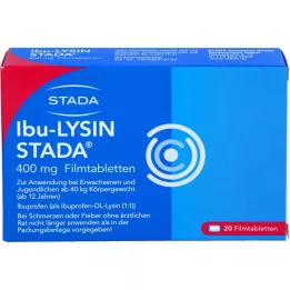 IBU-LYSIN STADA Comprimidos revestidos por película de 400 mg, 20 unidades