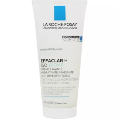 ROCHE-POSAY Effaclar H Iso-Biome Creme de Limpeza, 200 ml